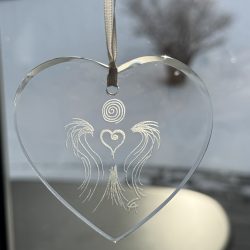 Herzengel Lichtbringer in Herzform