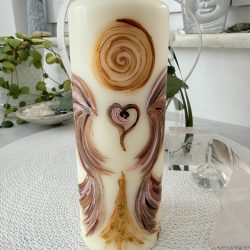 Herzengel Lichtkerze liebevolle Bodenständigkeit